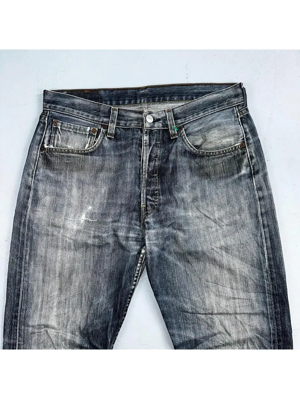 Levis 501 Vintage Y2K XX Straight Leg Jeans Blue Med Wash 33x30 Act 32x28